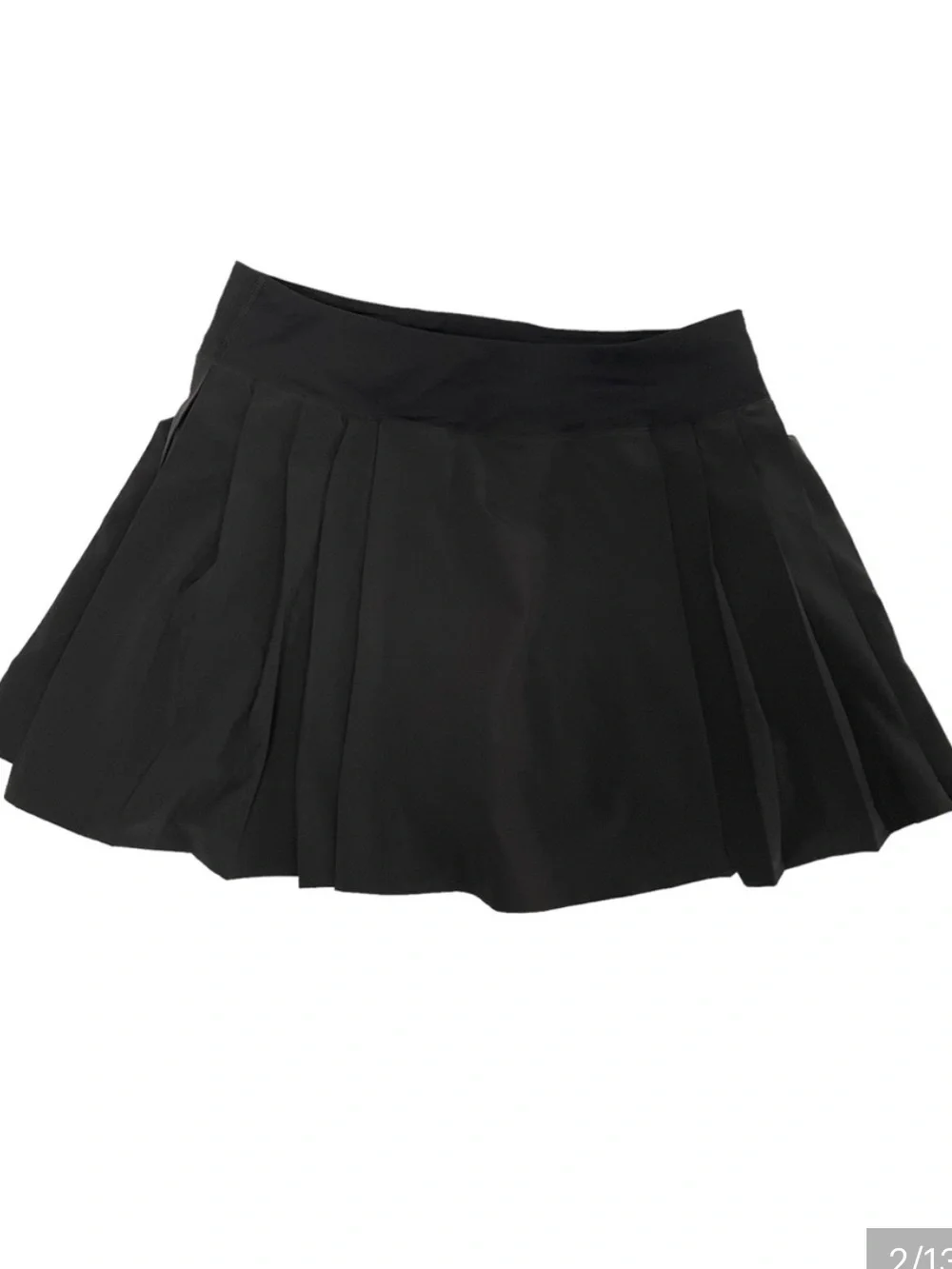 Lululemon Side-Pleat High-Rise Tennis Skirt - Black